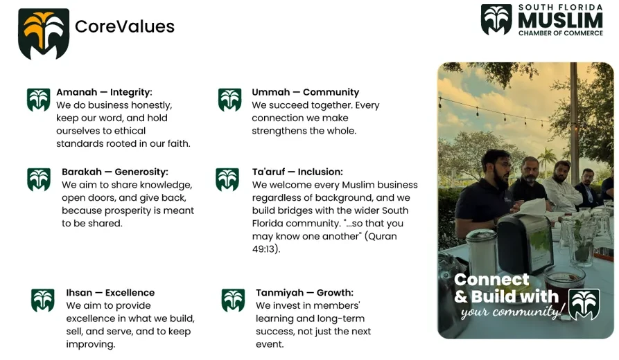 SFMCC: Core values, with a member gathering